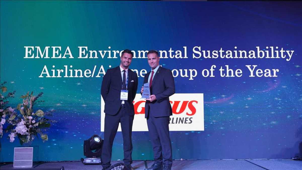 Pegasus Hava Yolları CAPA Asya Havacılık Zirvesi'nde Çevresel Sürdürülebilirlik Ödülü Aldı